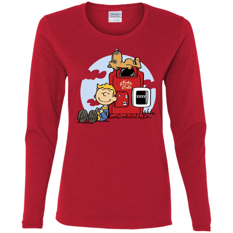 T-Shirts Red / S Dogmuts Women's Long Sleeve T-Shirt