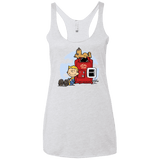 T-Shirts Heather White / X-Small Dogmuts Women's Triblend Racerback Tank