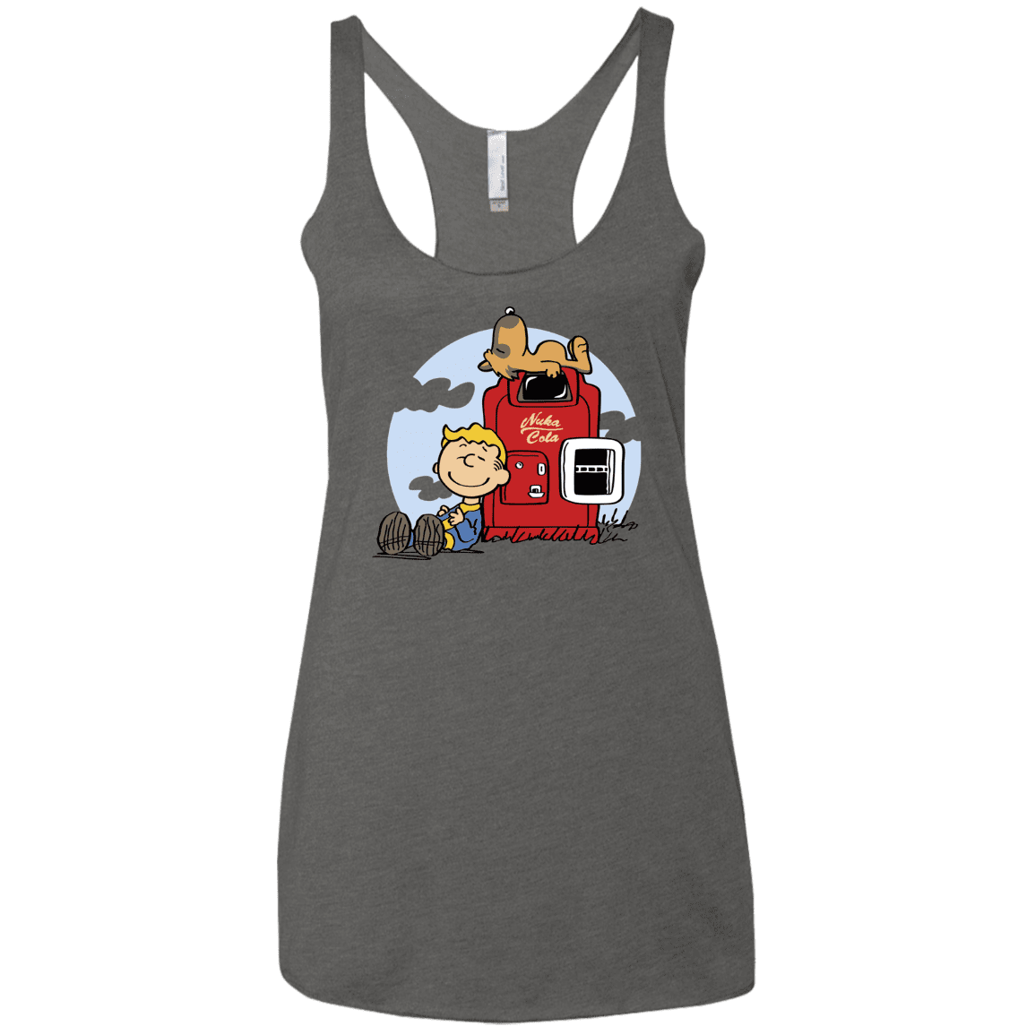 T-Shirts Premium Heather / X-Small Dogmuts Women's Triblend Racerback Tank