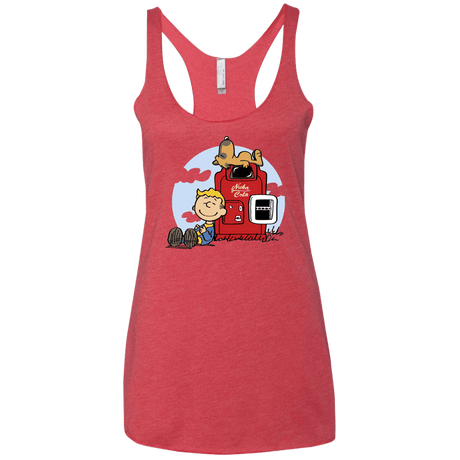 T-Shirts Vintage Red / X-Small Dogmuts Women's Triblend Racerback Tank