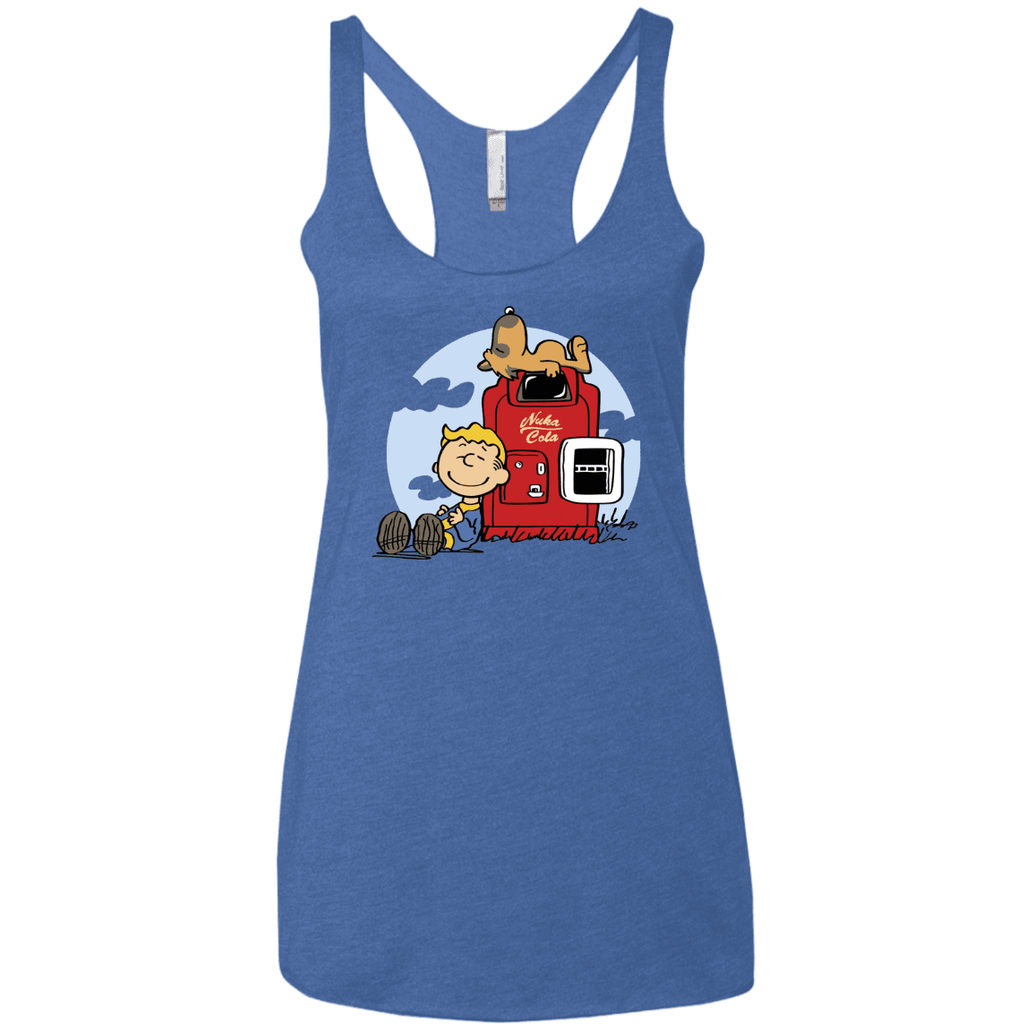 T-Shirts Vintage Royal / X-Small Dogmuts Women's Triblend Racerback Tank