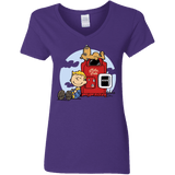 T-Shirts Purple / S Dogmuts Women's V-Neck T-Shirt