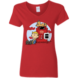 T-Shirts Red / S Dogmuts Women's V-Neck T-Shirt