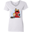 T-Shirts White / S Dogmuts Women's V-Neck T-Shirt