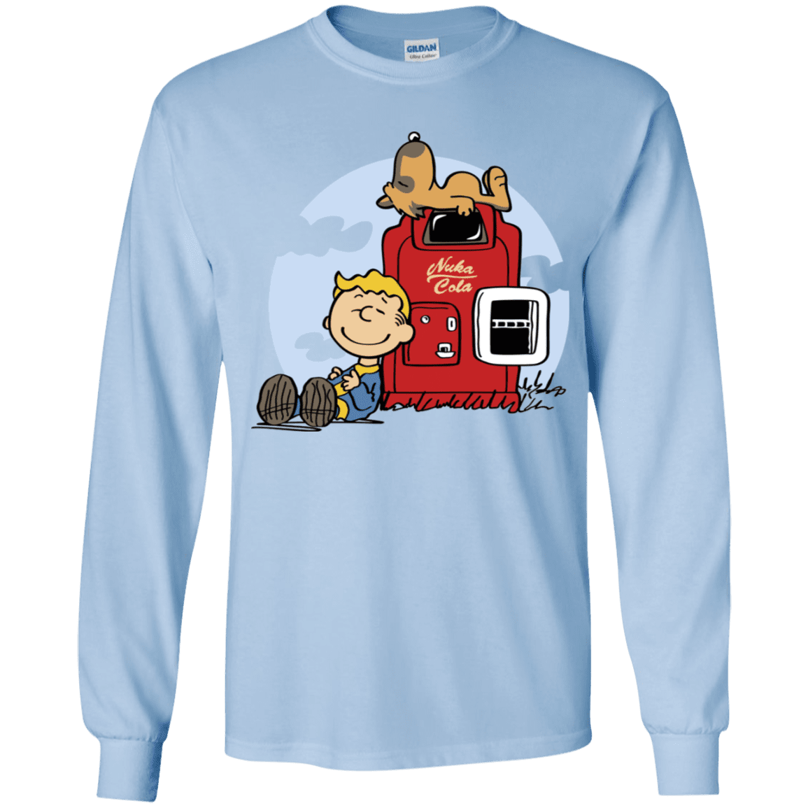 T-Shirts Light Blue / YS Dogmuts Youth Long Sleeve T-Shirt