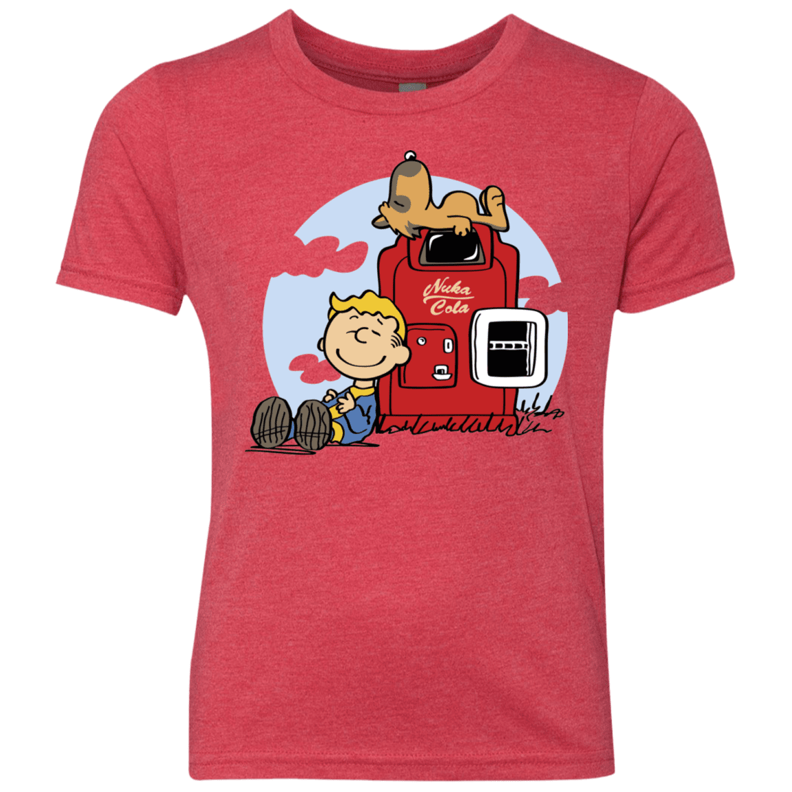 T-Shirts Vintage Red / YXS Dogmuts Youth Triblend T-Shirt