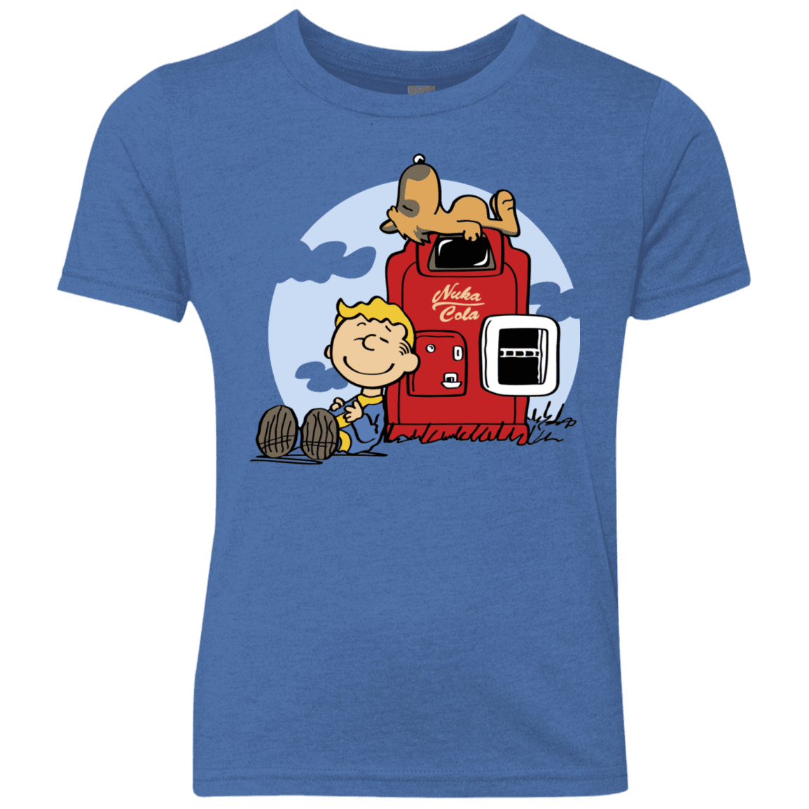 T-Shirts Vintage Royal / YXS Dogmuts Youth Triblend T-Shirt