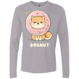 T-Shirts Heather Grey / Small Dognut Men's Premium Long Sleeve