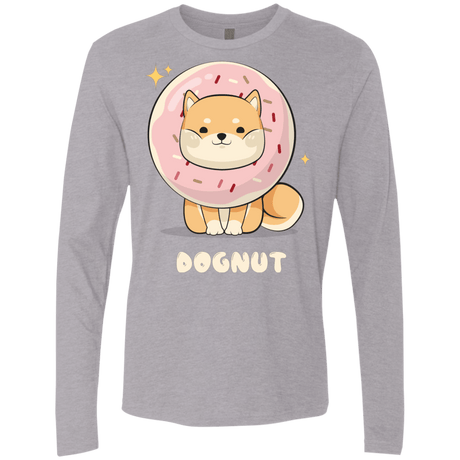 T-Shirts Heather Grey / Small Dognut Men's Premium Long Sleeve