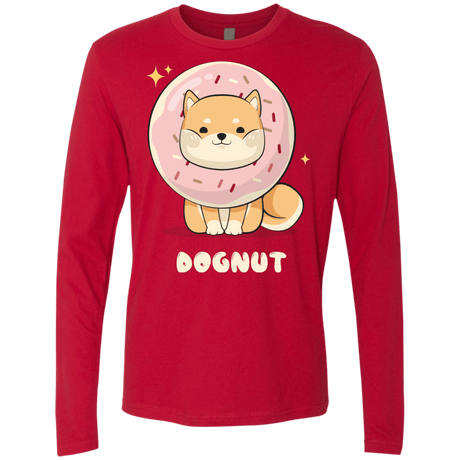T-Shirts Red / Small Dognut Men's Premium Long Sleeve