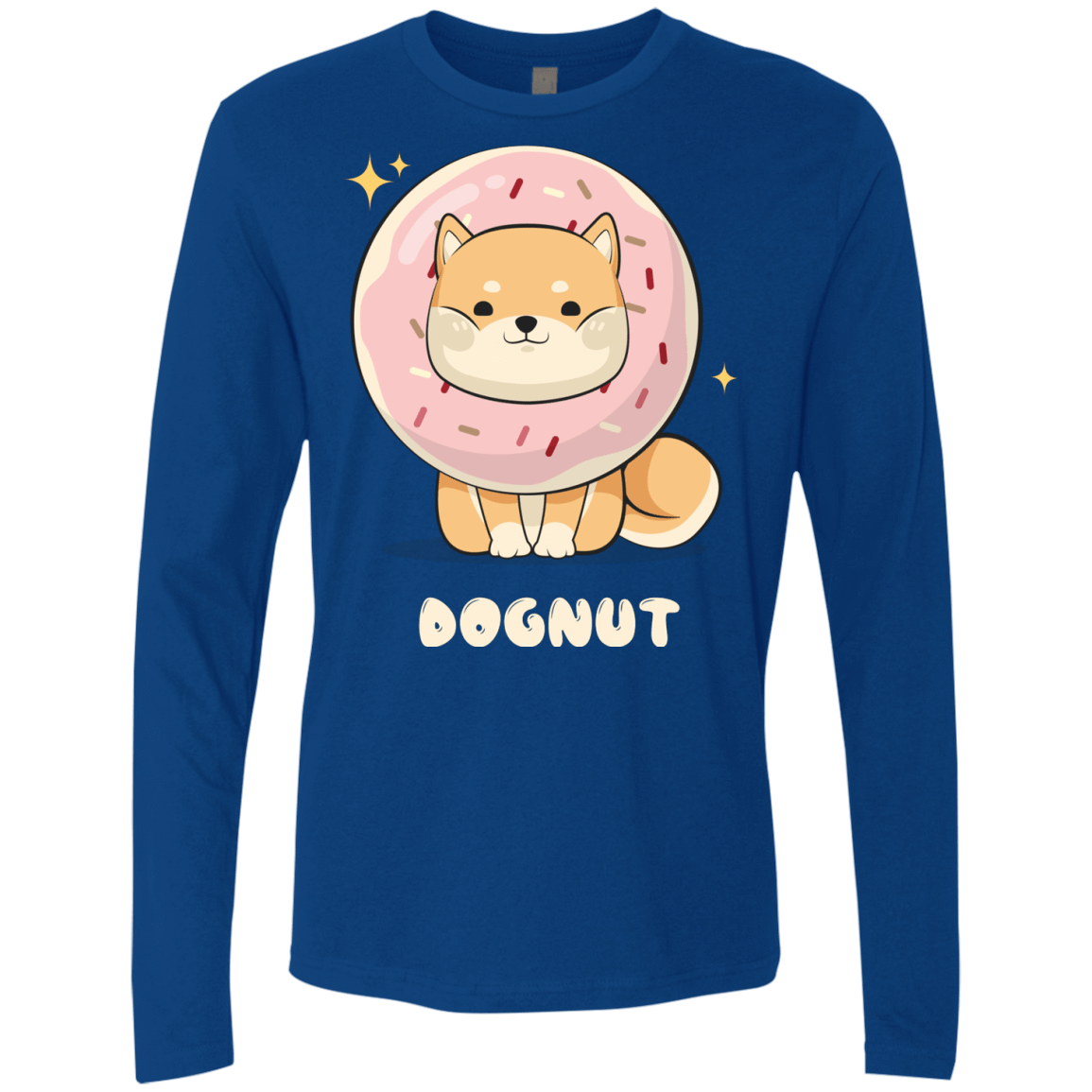 T-Shirts Royal / Small Dognut Men's Premium Long Sleeve