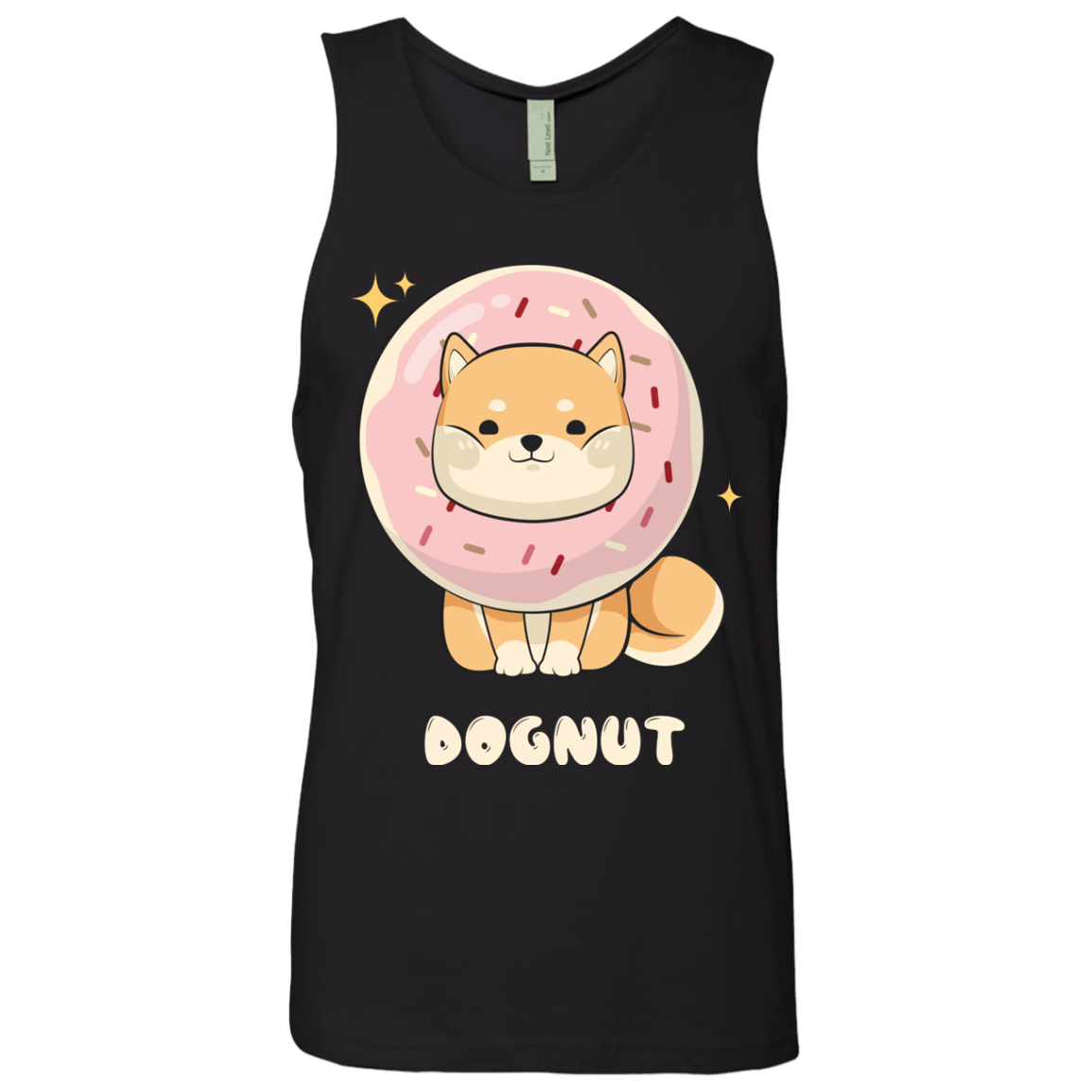 T-Shirts Black / Small Dognut Men's Premium Tank Top