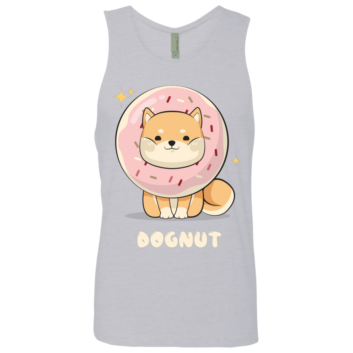 T-Shirts Heather Grey / Small Dognut Men's Premium Tank Top