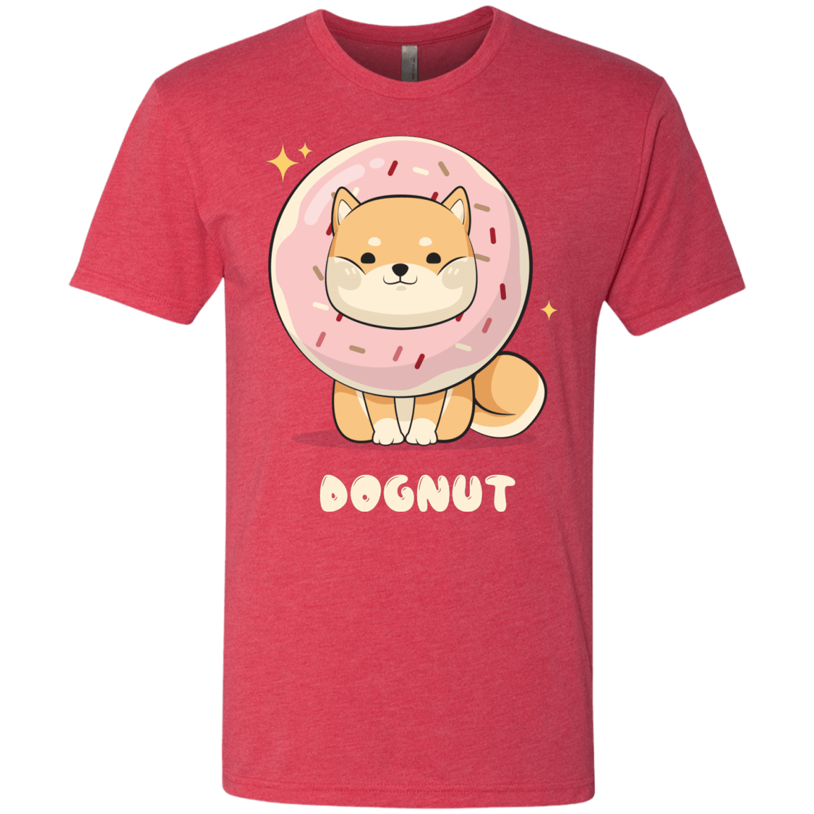 T-Shirts Vintage Red / Small Dognut Men's Triblend T-Shirt