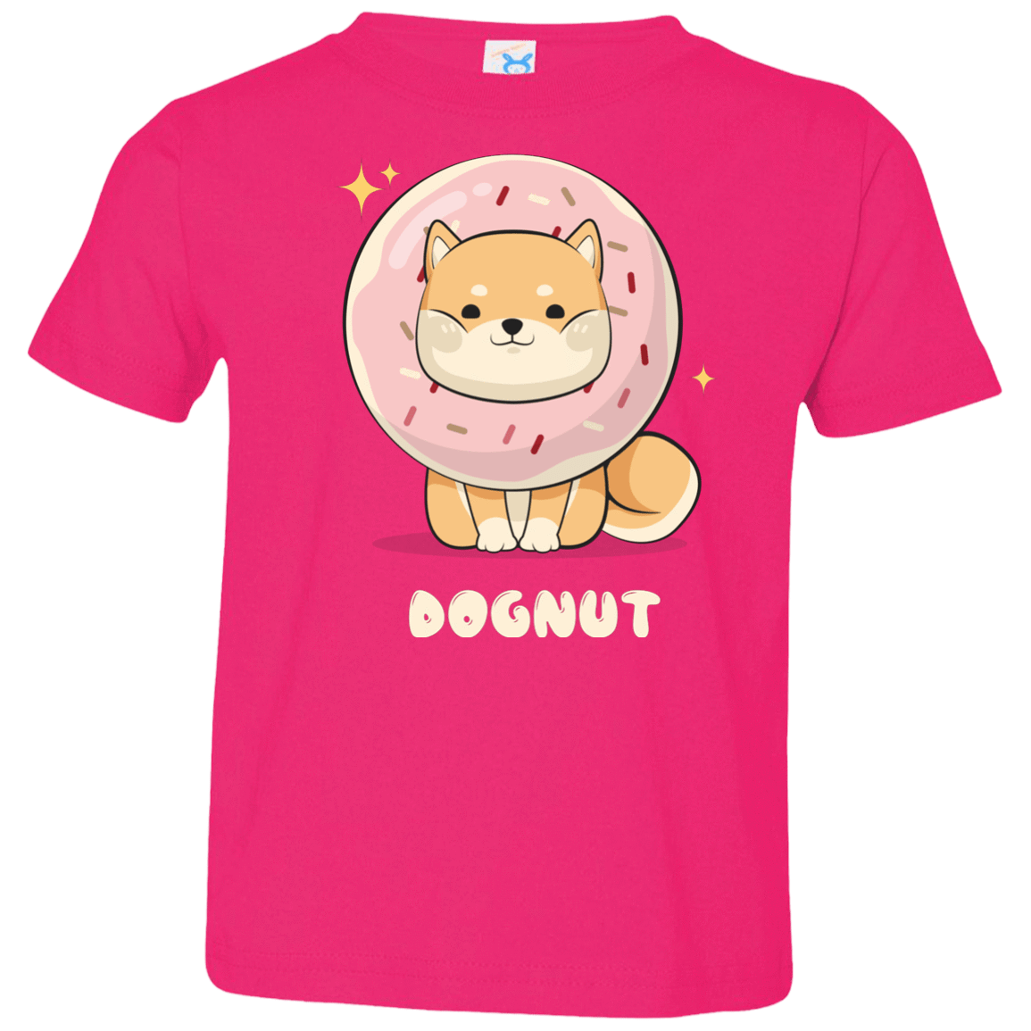 T-Shirts Hot Pink / 2T Dognut Toddler Premium T-Shirt