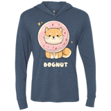 T-Shirts Indigo / X-Small Dognut Triblend Long Sleeve Hoodie Tee