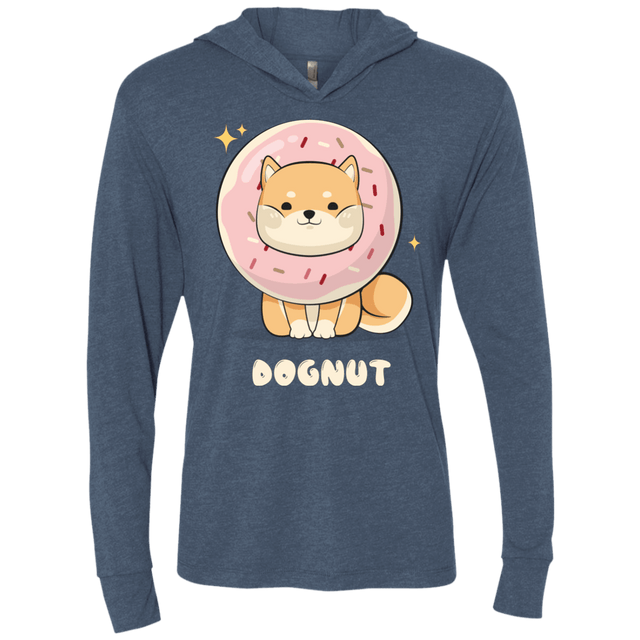T-Shirts Indigo / X-Small Dognut Triblend Long Sleeve Hoodie Tee