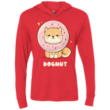 T-Shirts Vintage Red / X-Small Dognut Triblend Long Sleeve Hoodie Tee