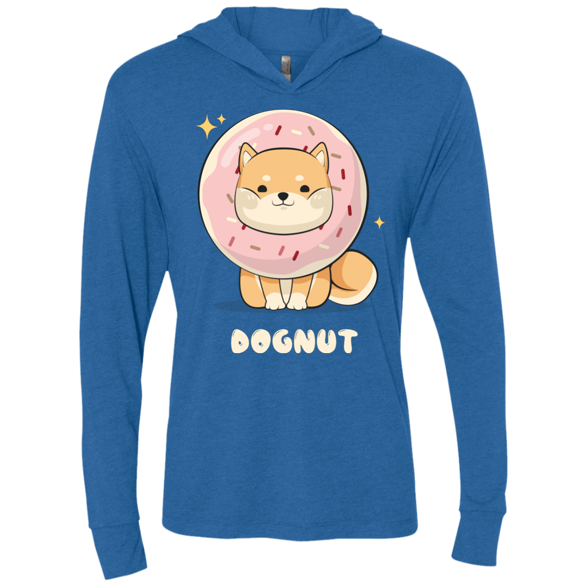 T-Shirts Vintage Royal / X-Small Dognut Triblend Long Sleeve Hoodie Tee