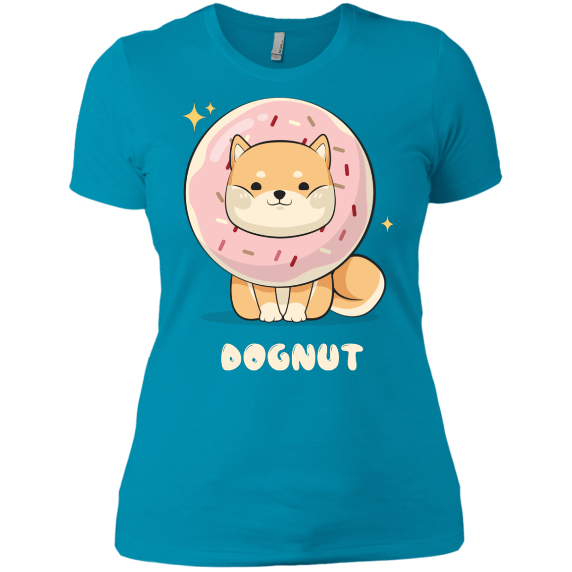 T-Shirts Turquoise / X-Small Dognut Women's Premium T-Shirt