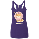 T-Shirts Purple Rush / X-Small Dognut Women's Triblend Racerback Tank