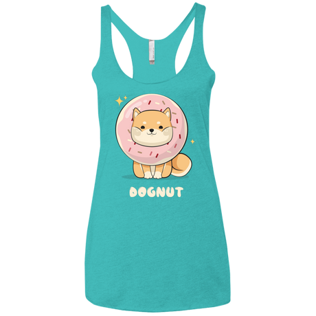T-Shirts Tahiti Blue / X-Small Dognut Women's Triblend Racerback Tank