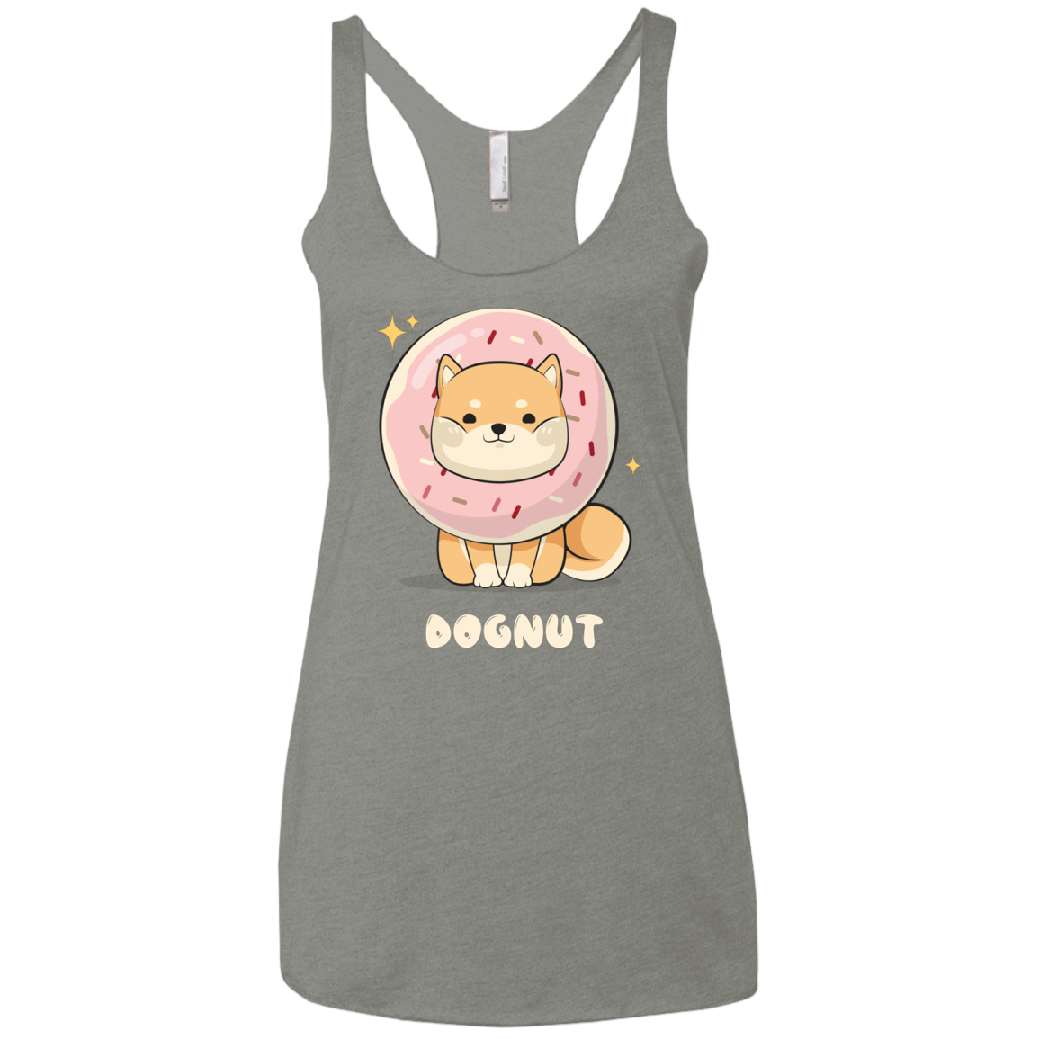 T-Shirts Venetian Grey / X-Small Dognut Women's Triblend Racerback Tank