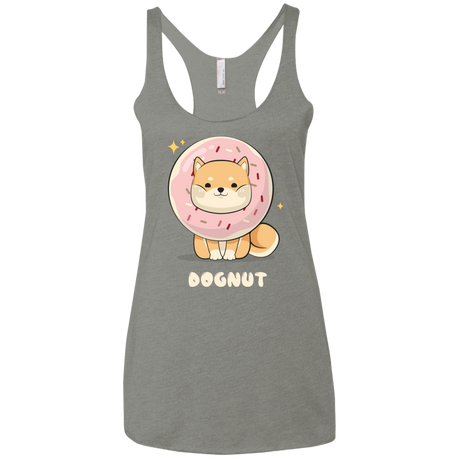 T-Shirts Venetian Grey / X-Small Dognut Women's Triblend Racerback Tank