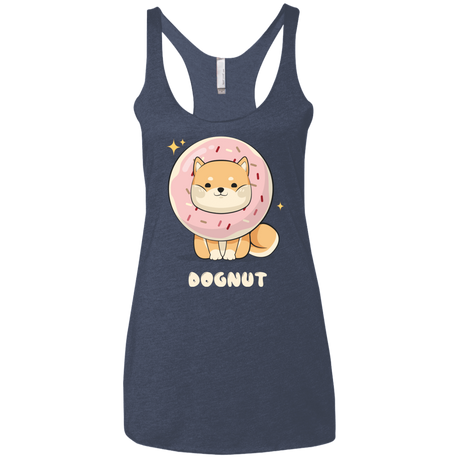 T-Shirts Vintage Navy / X-Small Dognut Women's Triblend Racerback Tank