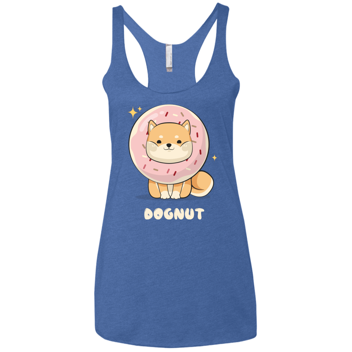 T-Shirts Vintage Royal / X-Small Dognut Women's Triblend Racerback Tank