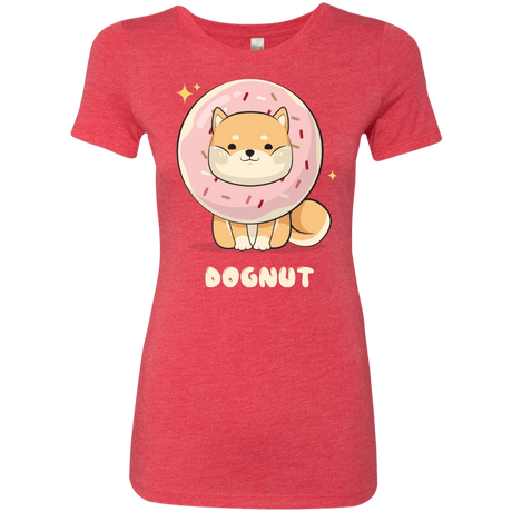 T-Shirts Vintage Red / Small Dognut Women's Triblend T-Shirt