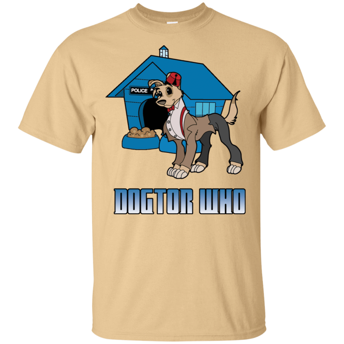 T-Shirts Vegas Gold / S Dogtor Who T-Shirt