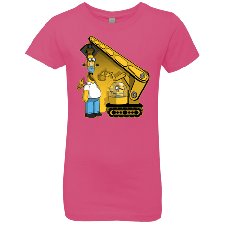 T-Shirts Hot Pink / YXS Doh Minion Girls Premium T-Shirt