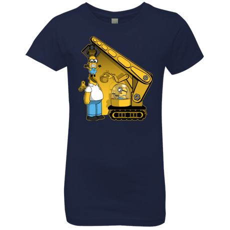 T-Shirts Midnight Navy / YXS Doh Minion Girls Premium T-Shirt