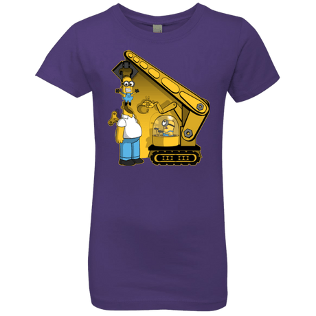 T-Shirts Purple Rush / YXS Doh Minion Girls Premium T-Shirt