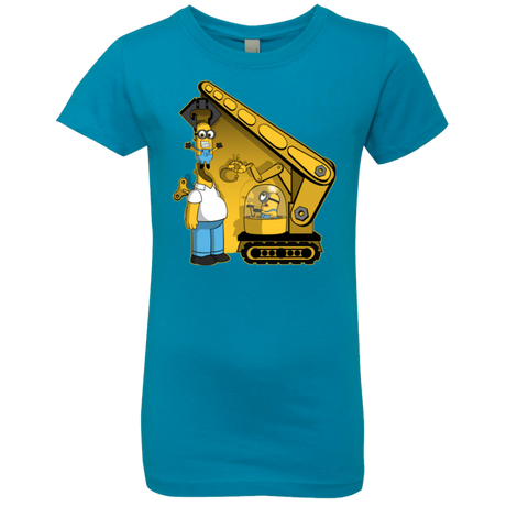 T-Shirts Turquoise / YXS Doh Minion Girls Premium T-Shirt