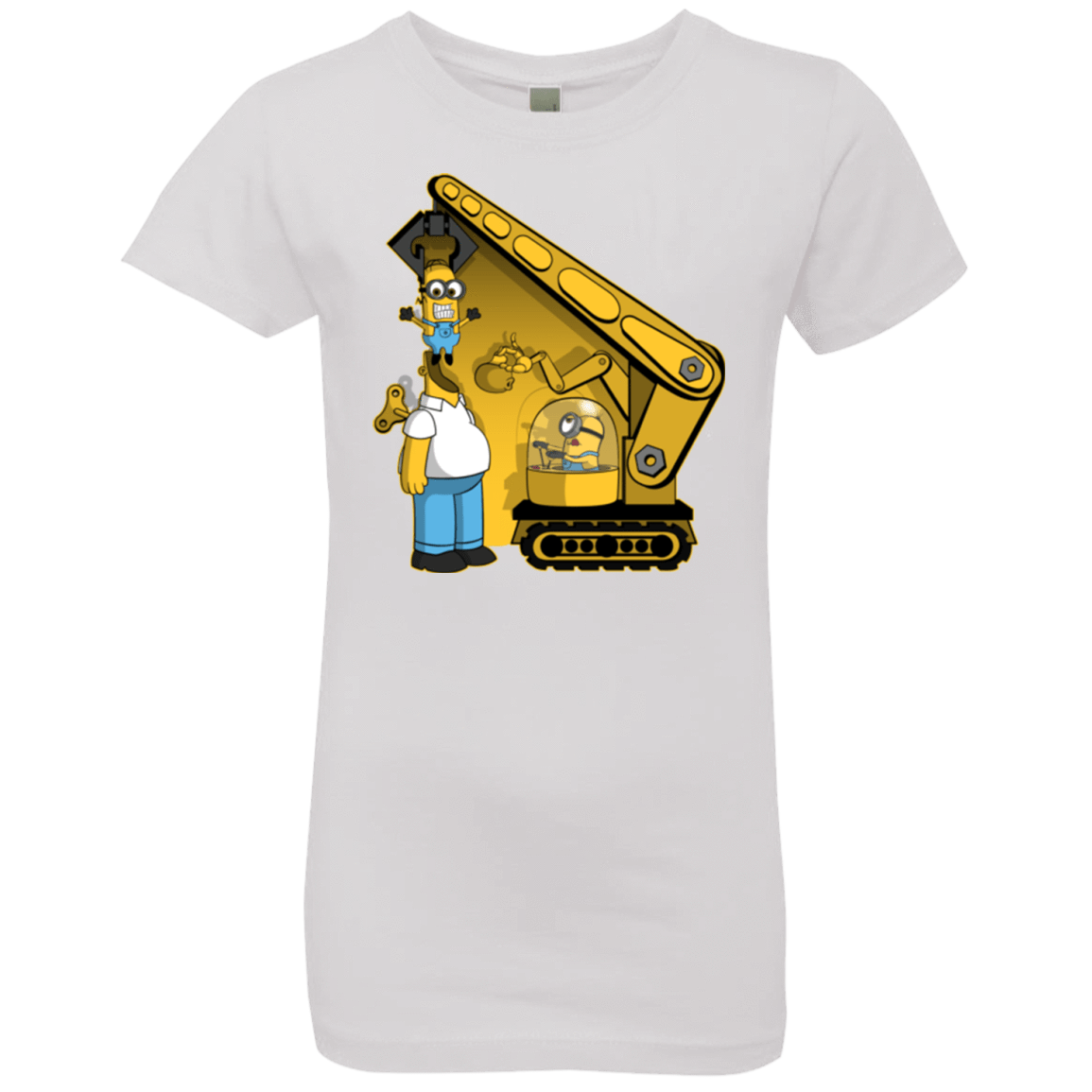 T-Shirts White / YXS Doh Minion Girls Premium T-Shirt