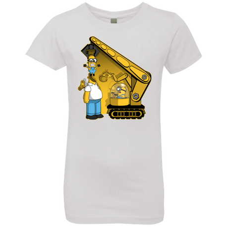 T-Shirts White / YXS Doh Minion Girls Premium T-Shirt