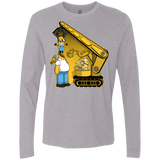 T-Shirts Heather Grey / Small Doh Minion Men's Premium Long Sleeve