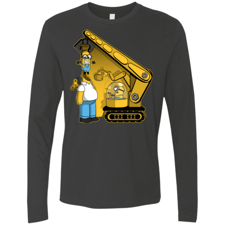 T-Shirts Heavy Metal / Small Doh Minion Men's Premium Long Sleeve