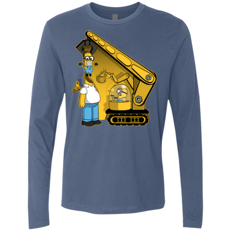 T-Shirts Indigo / Small Doh Minion Men's Premium Long Sleeve