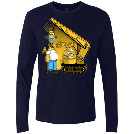 T-Shirts Midnight Navy / Small Doh Minion Men's Premium Long Sleeve