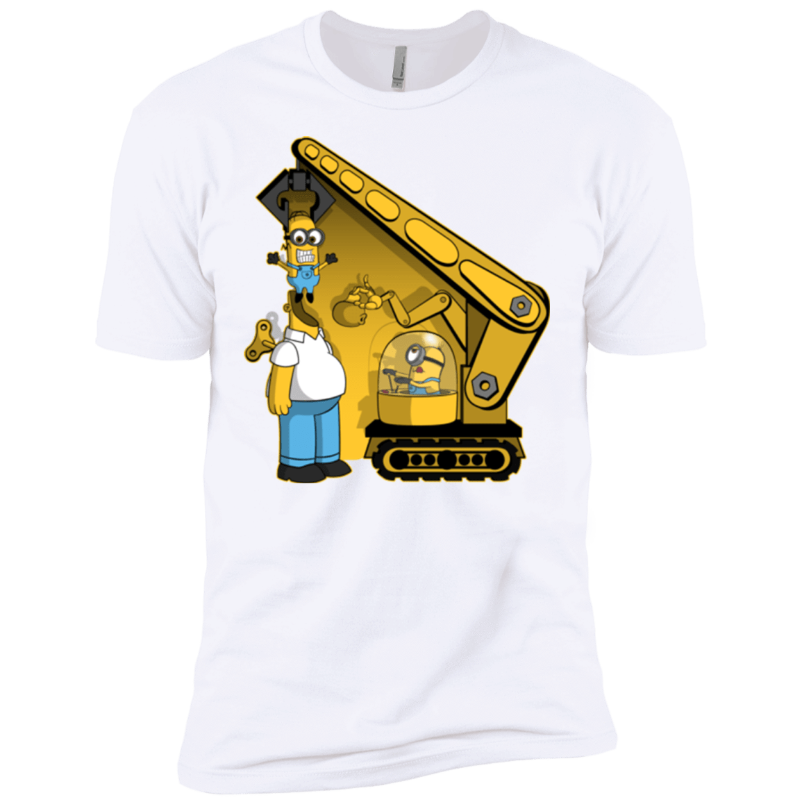 T-Shirts White / X-Small Doh Minion Men's Premium T-Shirt