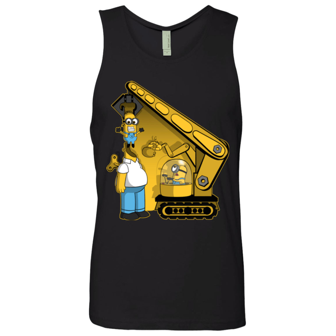 T-Shirts Black / Small Doh Minion Men's Premium Tank Top