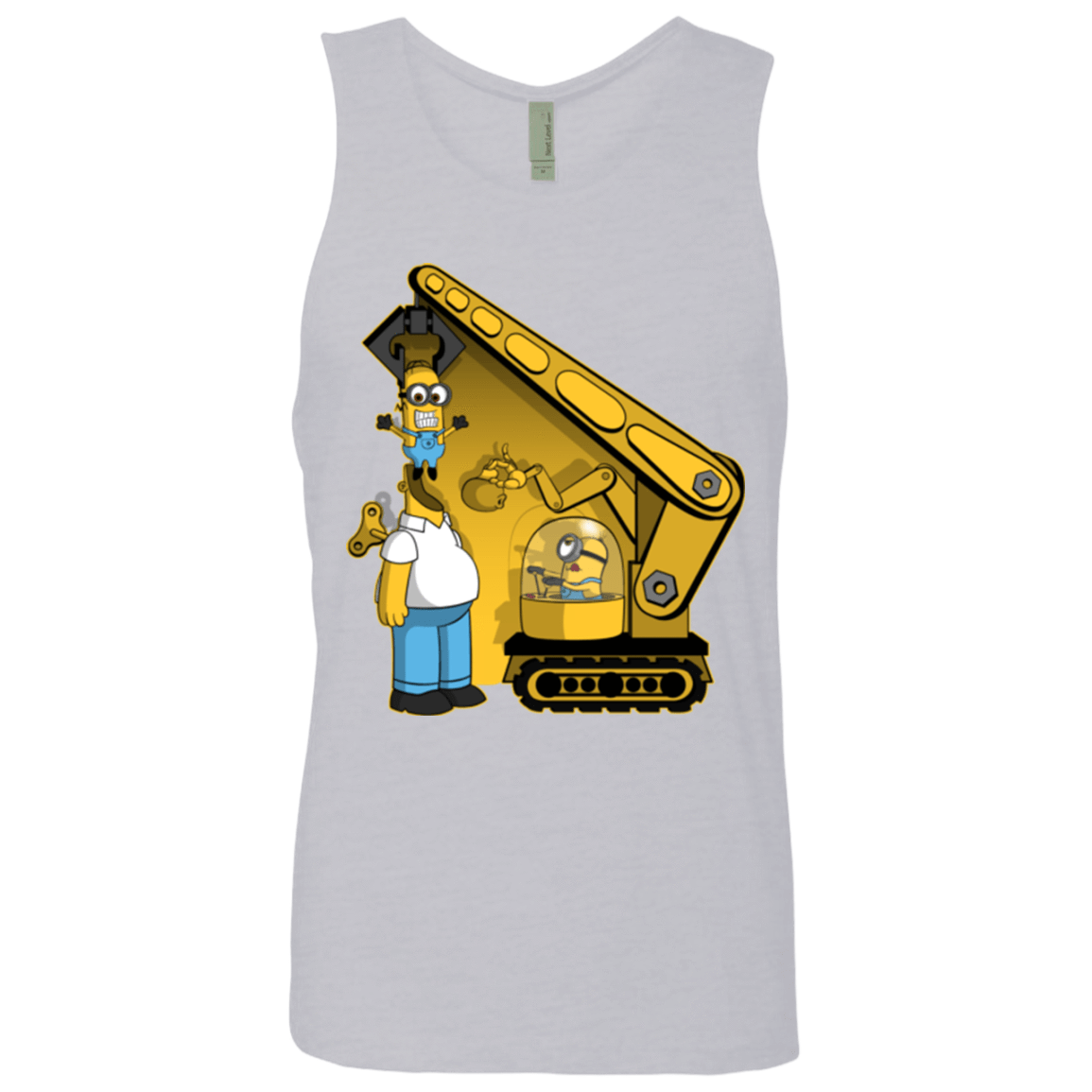 T-Shirts Heather Grey / Small Doh Minion Men's Premium Tank Top