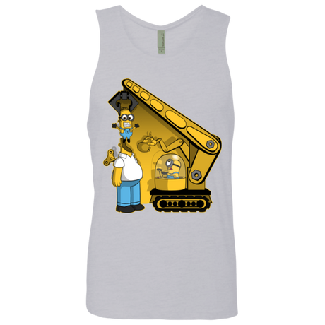 T-Shirts Heather Grey / Small Doh Minion Men's Premium Tank Top