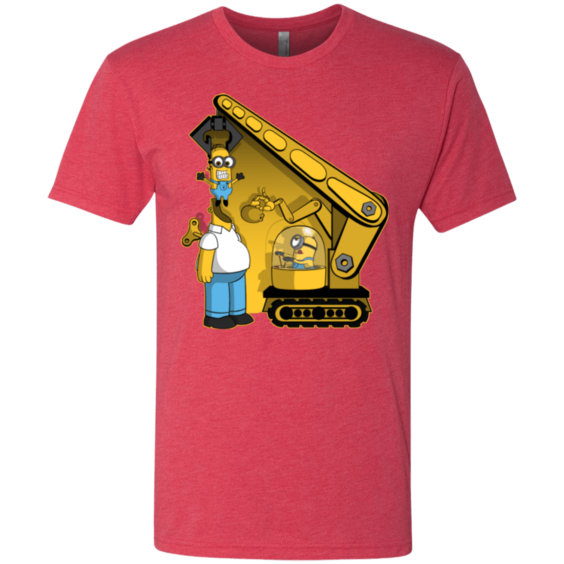 T-Shirts Vintage Red / Small Doh Minion Men's Triblend T-Shirt