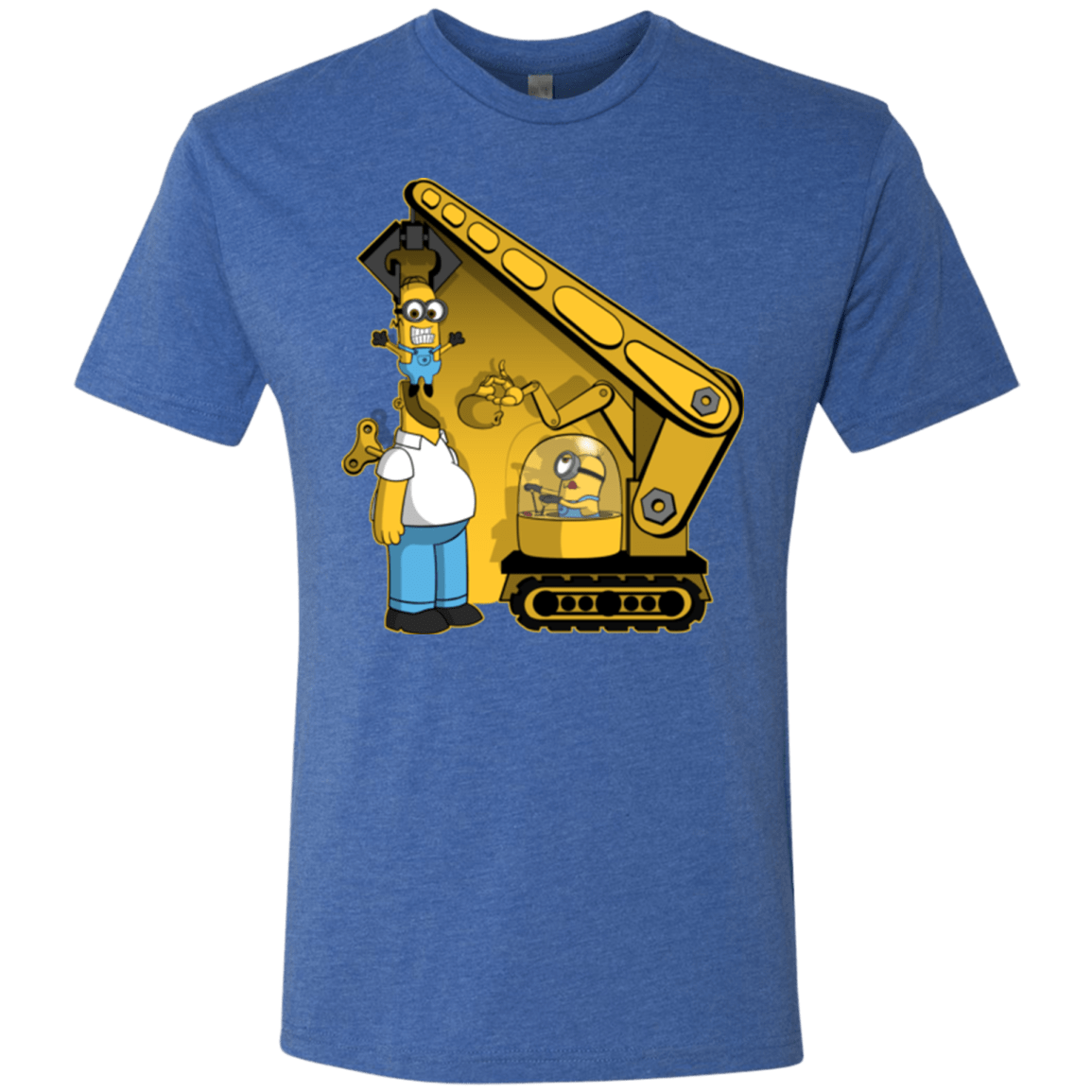 T-Shirts Vintage Royal / Small Doh Minion Men's Triblend T-Shirt