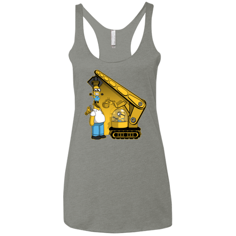 T-Shirts Venetian Grey / X-Small Doh Minion Women's Triblend Racerback Tank