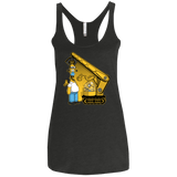 T-Shirts Vintage Black / X-Small Doh Minion Women's Triblend Racerback Tank